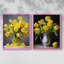 FLORAL Series DCCXCIV-Impression encadrée de qualité supérieure - prête à être accrochée - aucun clou requis - aucun clou requis-107998956-107998950