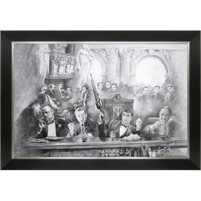 Classic Mafia BossesBrando, DeNiro, Pacino, Gandolfini - Gangsters 33.5"x23.5"