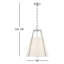 Luminaire suspendu 3 lumières à intensité variable Joy-919568567