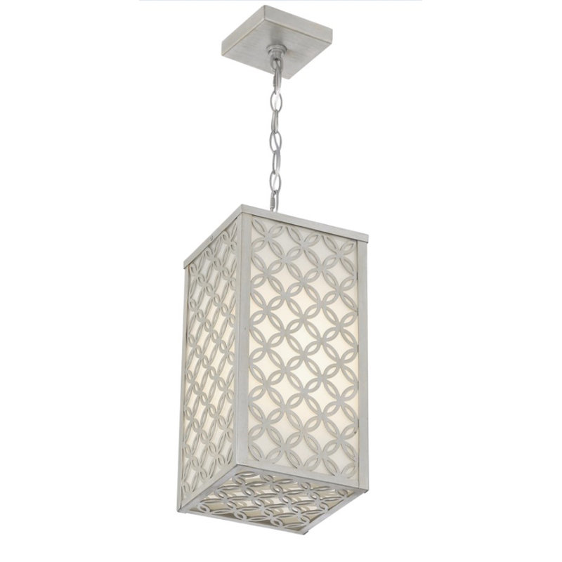 Luminaire suspendu Clover DEL - argent vieilli