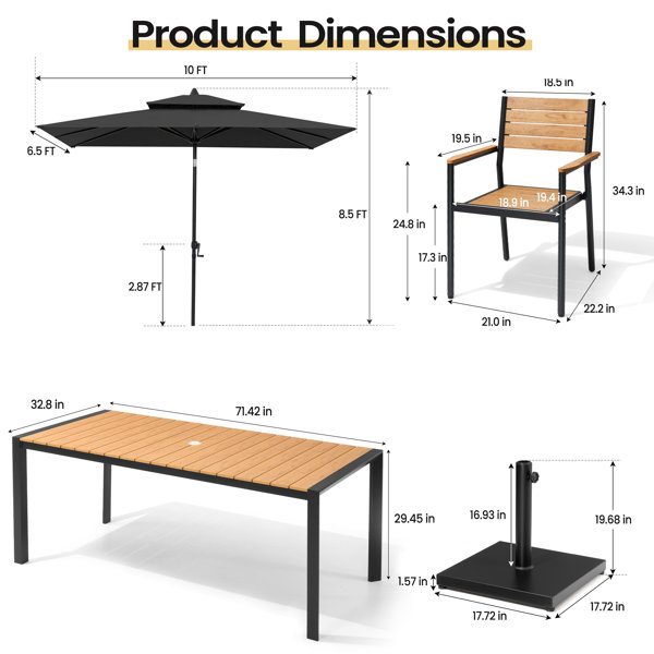 Dimensions du produit
