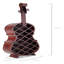 Buffington Floor Wine Bottle Rack Brown