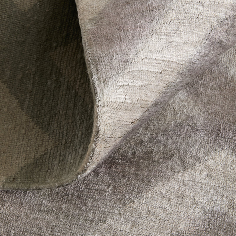 Tapis gris à motif géométrique moderne Noor, Rectangle 5 pi 6 po x 8 pi 6 po