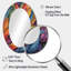 Rétro arc-en-ciel rétro Boho Watercolor II - miroir mural ovale moderne-1098436577