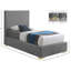 Lit plateforme tapissier en bois massif Crosby-67046592-67046591