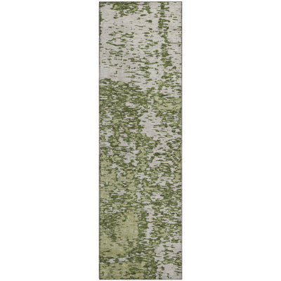 Premium Machine Washable Prisco Olive Rug