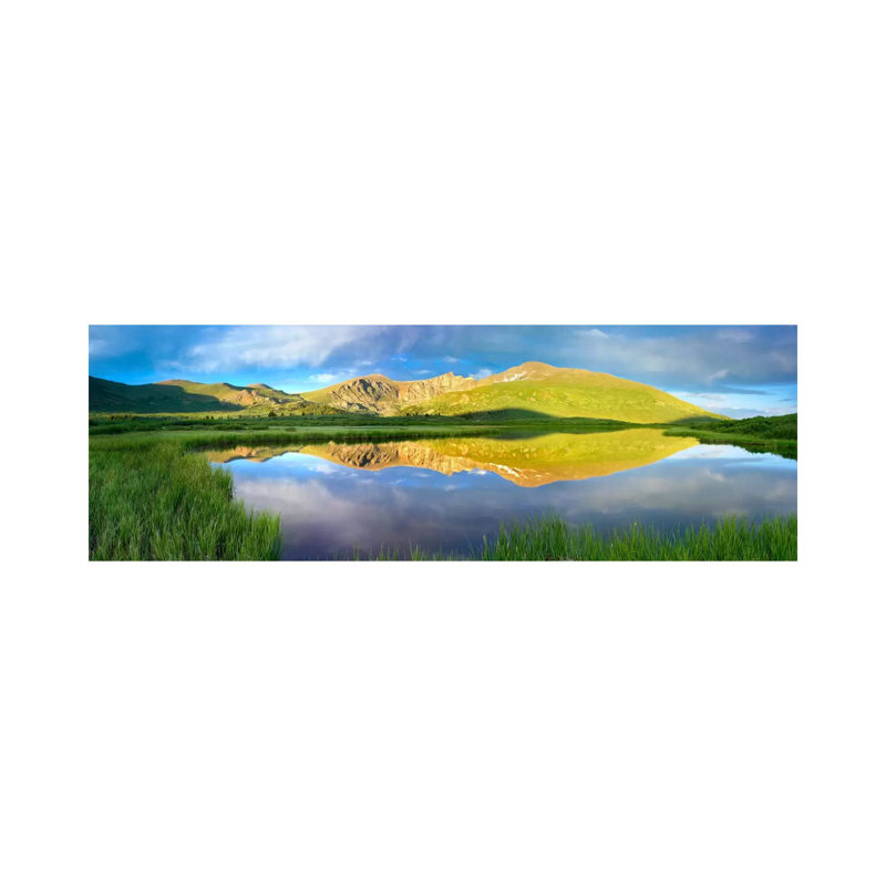 Mt Bierstadt As Seen From Guanella Pass, Colorado by Tim Fitzharris - Wrapped Canvas Panoramic Print