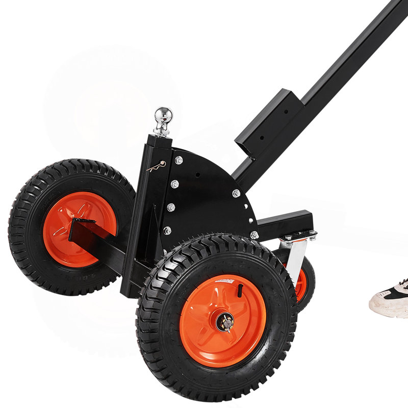Remorque 2 en 1 de 1500 lb 2 et 1 en boule réglable de 22 po et 26 po avec roulettes