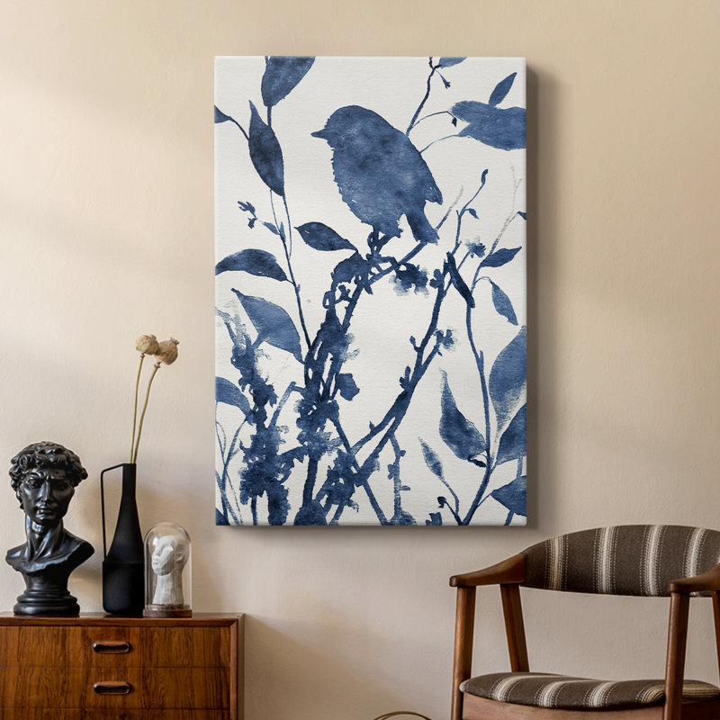 Bluebird Silhouette II - galerie sur mesure, H 18 po x l 12 po