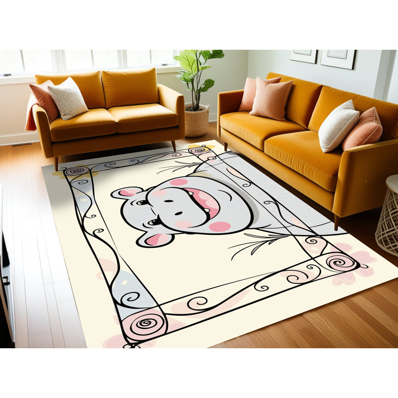 Tapis pour enfants East Urban Home, Rectangulaire 8 pi x 12 pi