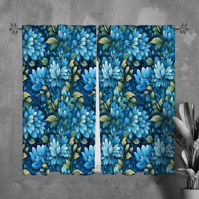 Nashonda Room Darkening Curtain Pair, 40" W x 82" L