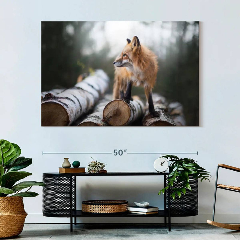 Handsome Fox, 34" H x 51" W