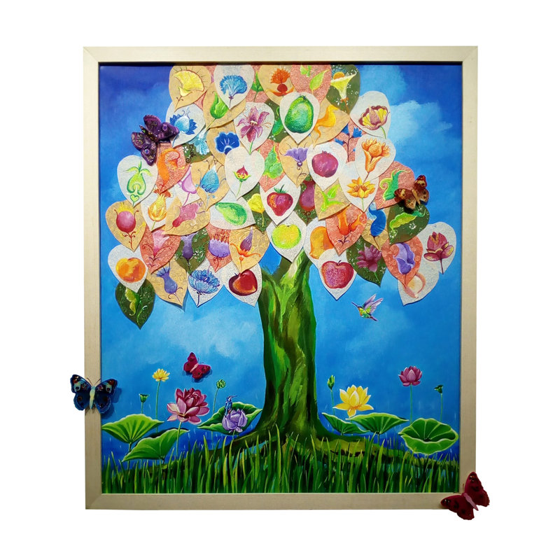 Kalpa - Vriksha | Acrylique sur toile | Par Anjali Aggarwal