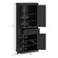 Armoire de rangement avec tiroir et tablettes réglables-954359754