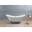 Baignoire de trempage sur pattes 72 "avec drain, pattes et plateau en bambou 72" Streamline-50896878-84366261
