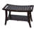 Ripley Solid Wood Rectangular Shower Bench With Shelf-124981002-124981001