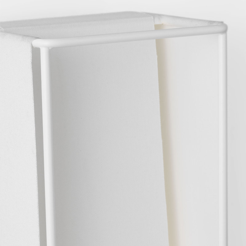 Kelly Wearstler Courville 1 Light Bathroom Bedroom Wall Fixture With White , 27" H x 6" W x 5.75" D, Soft Linen