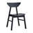 Briar 5Pcs Black Finish Rectangular Table W/ Chair Dining Set