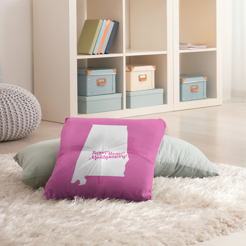 Housse de coussin et insert, H 26 po x l 26 po, Rose, Montgomery