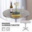 Table basse avec housse noire