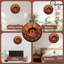 Horloge murale orange