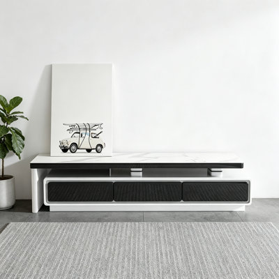 Italian Simple and Retractable TV Cabinet
