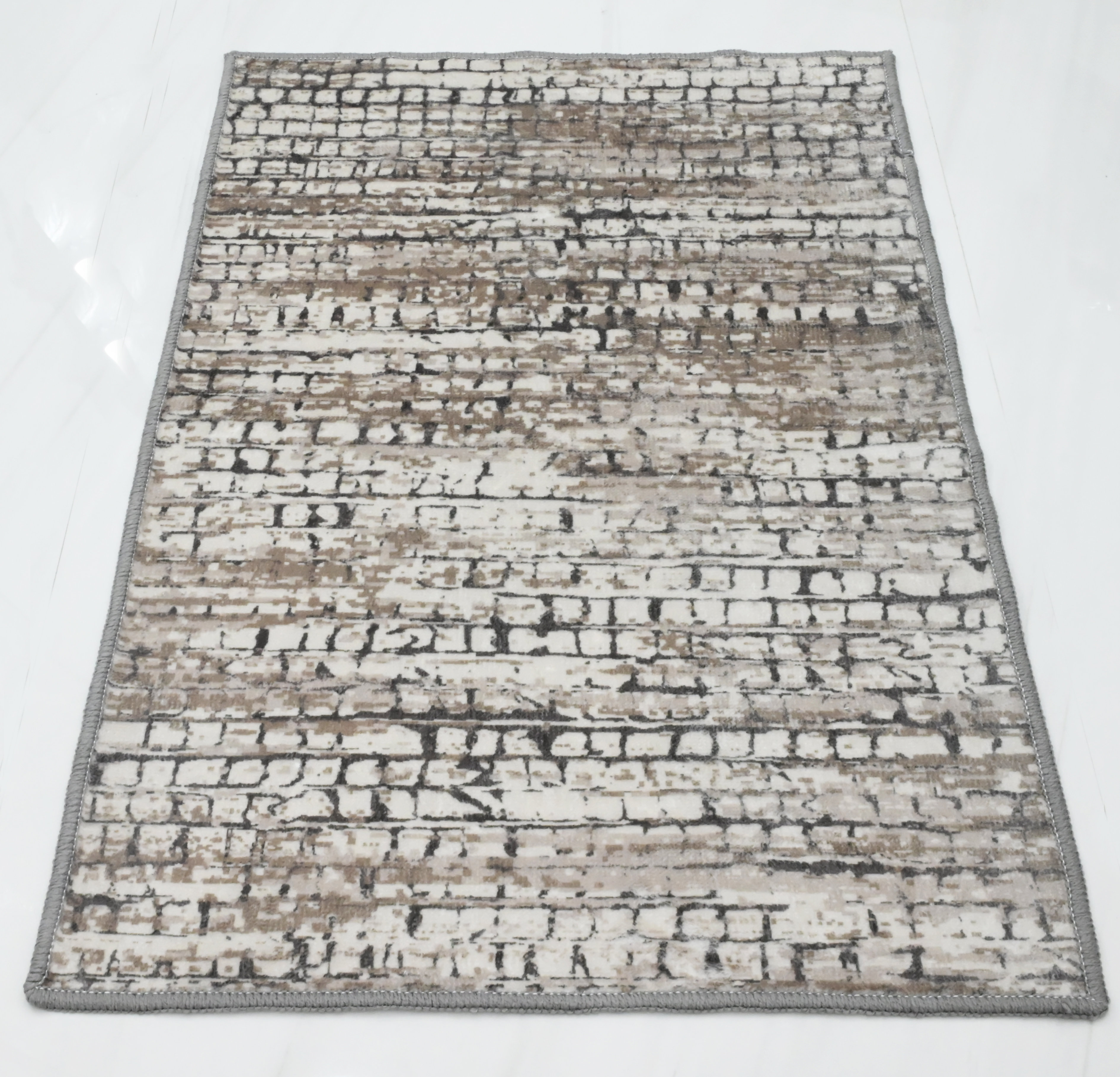 Fleur De Lis Living Bibb Home Washable Flannel Printed Area Rug with ...