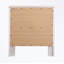 Nightstand with two drawers and metal handles-259032051