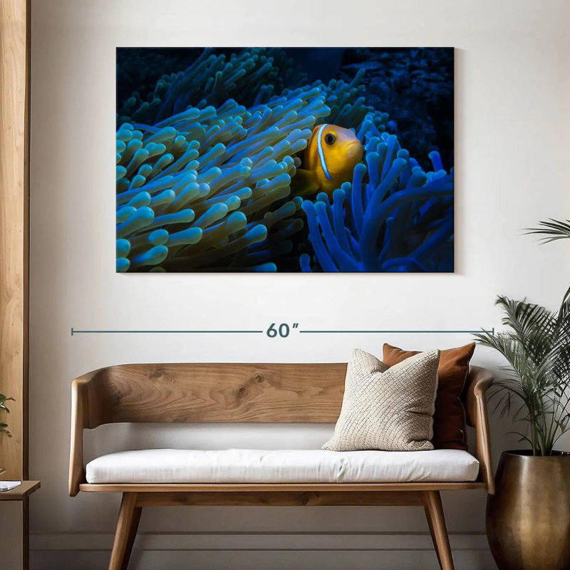 Lurking Clownfish, 32" H x 48" W