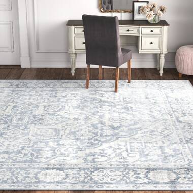 Augustin Oriental Gray/White Area Rug Kelly Clarkson Home Rug Size: Rectangle 5'3 x 7'3