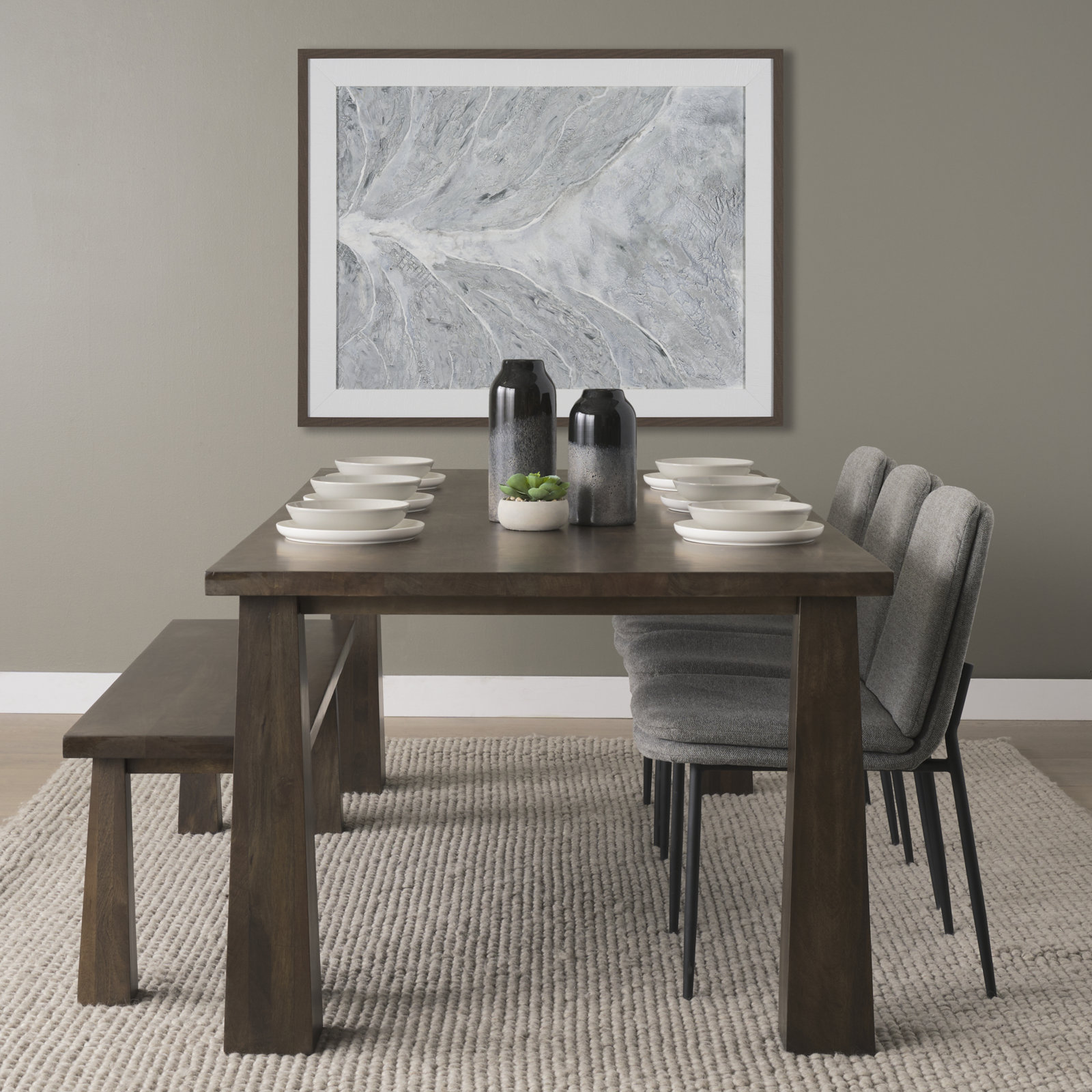 Mills Side Chair, Gray