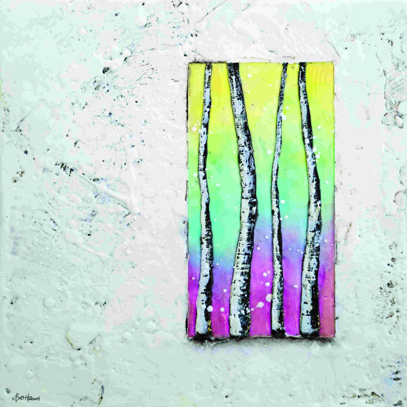 Fenêtre sur la nature II, L 20 po x H 20 po