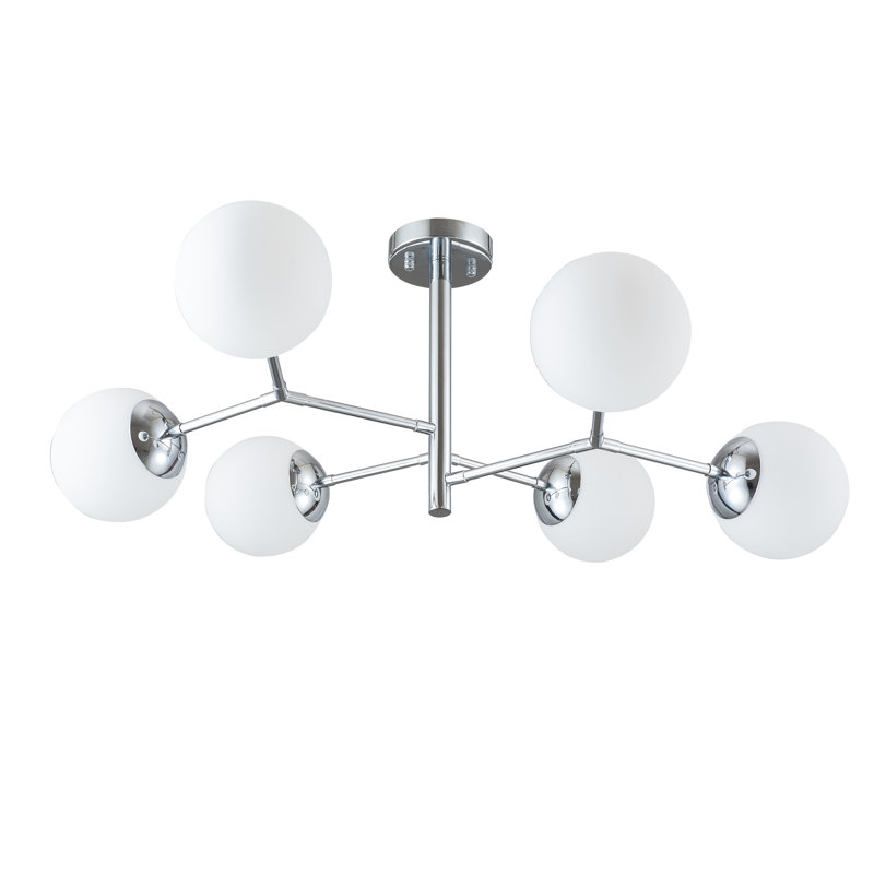 Lustre linéaire 6 lumières Transitional