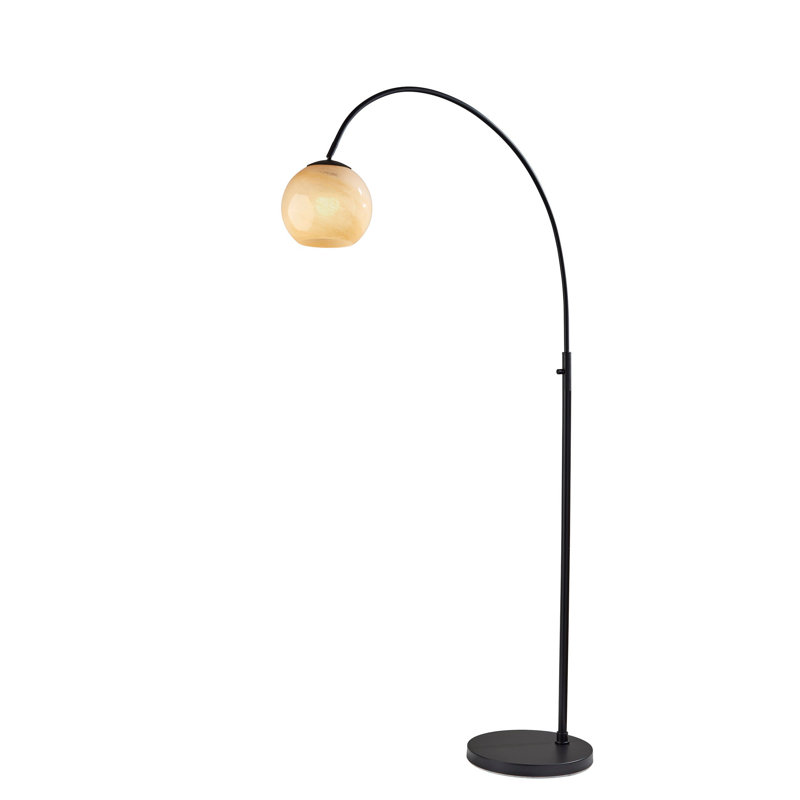 Lampe sur pied arquée 71,5 po Dounia