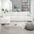 Hailsham Convertible 4 Seater L-Shaped Modular Linen Sofa Sectional with 2 Ottoman for Living Room-1789855099