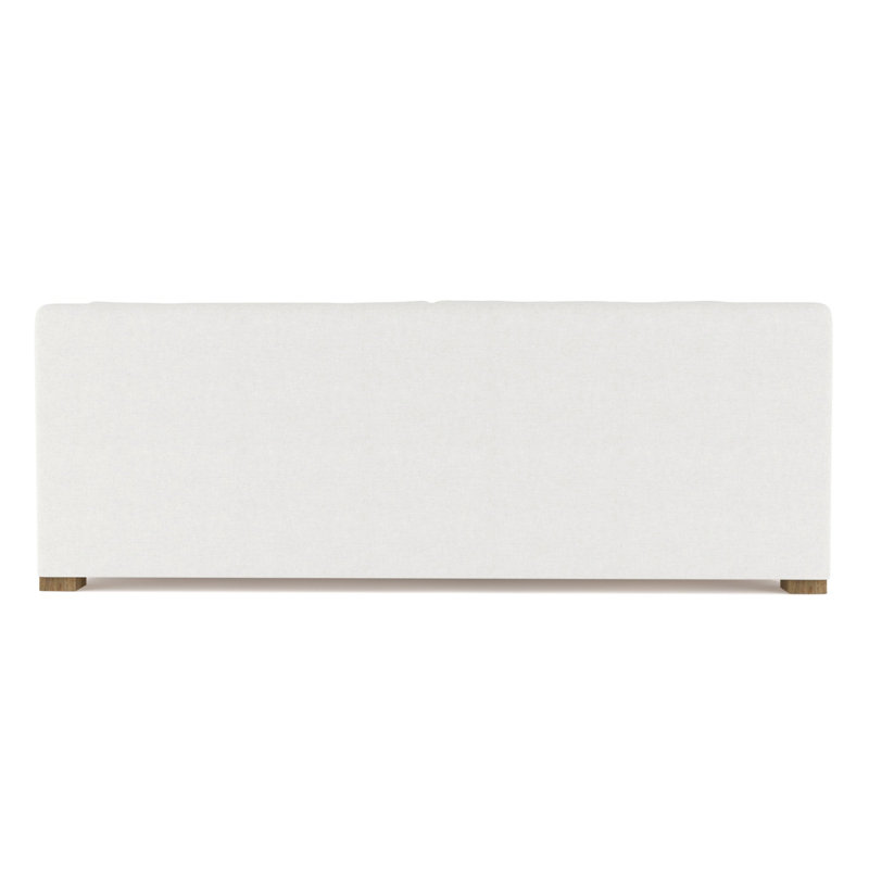 Crosby Slope Arm Sofa, 32.5" H x 84" W x 43" D, Weathered, Box Weave Linen Blanc