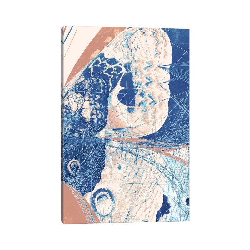 Butterfly Triptych III - Painting on Canvas, Wrapped Canvas, 101.6cm H x 66.04cm W x 1.91cm D