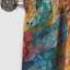 Mosaïque de verre multicolore - Rideau abstrait - Rideau occultant à formes géométriques - 1 panneau-107545678