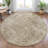 Machine Washable Indoor/Outdoor Xhevrie Taupe Rug-111946741