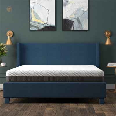 Matelas ferme de 8 pouces avec housse rafraîchissante pour un sommeil confortable et de soutien