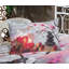 Drap-housse et coussin décoratif Ambesonne Christmas, blanc, noir, rose-106792423