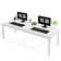 Akul Extra Long Computer Desk, Large Workstation for Home Office