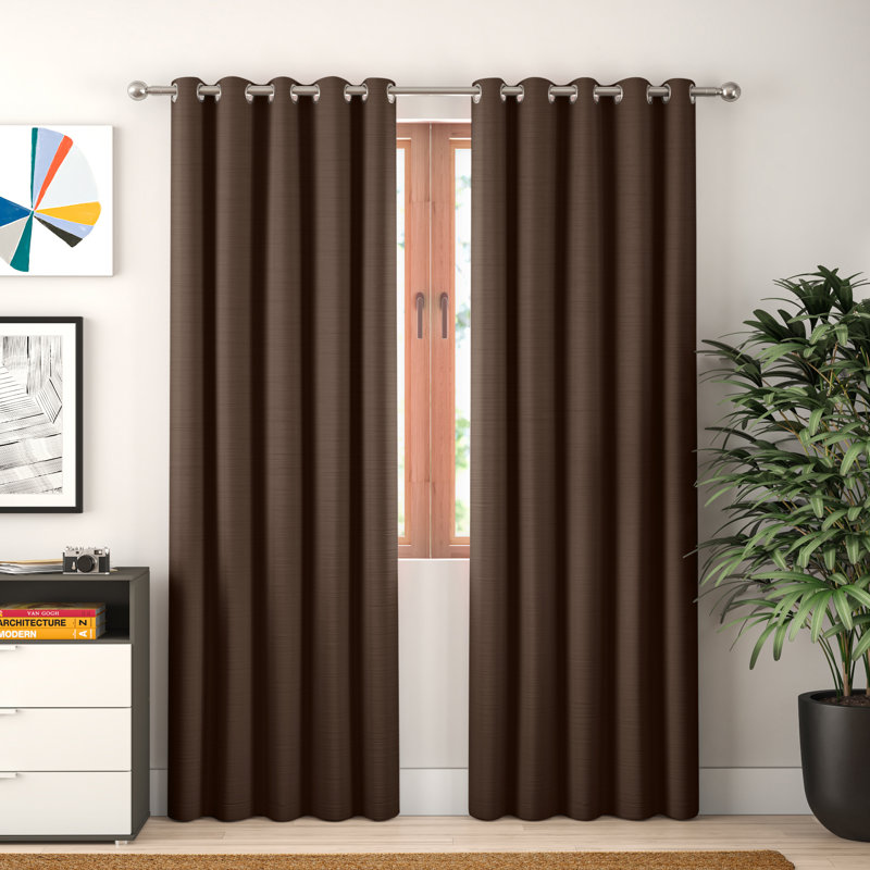 Essie Blackout Curtain, 115 W x 229 D cm, Red