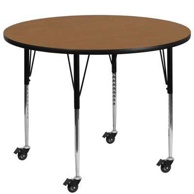 Table ronde mobile en stratifié Goddard