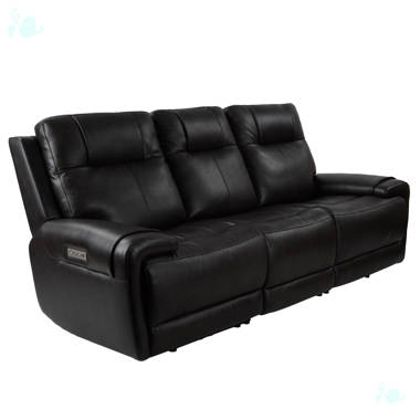 Eleanor Rigby Capri Leather Power Reclining Sectional