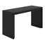 59.2" Console Table With Unique Striped Design, MDF Narrow Entryway Table, Paulownia Solid Wood Veneer-489555101