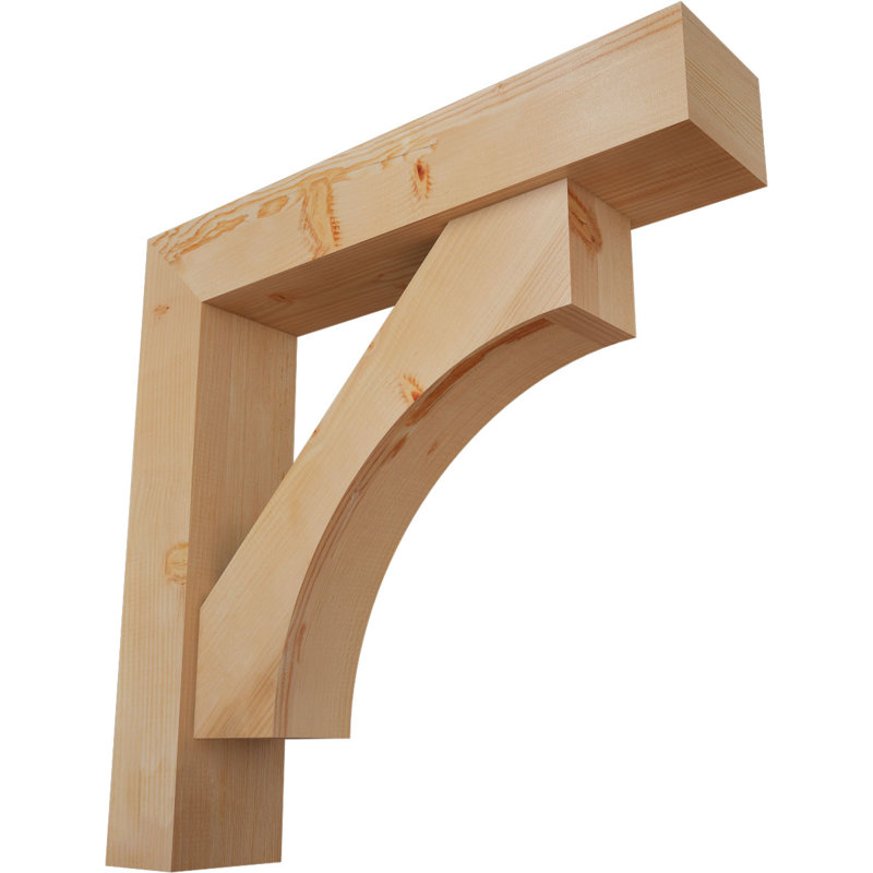 Support Westlake Block avec support décalé, 36 po x 36 po, Sapin Douglas de l 7 1/2 (lisse)
