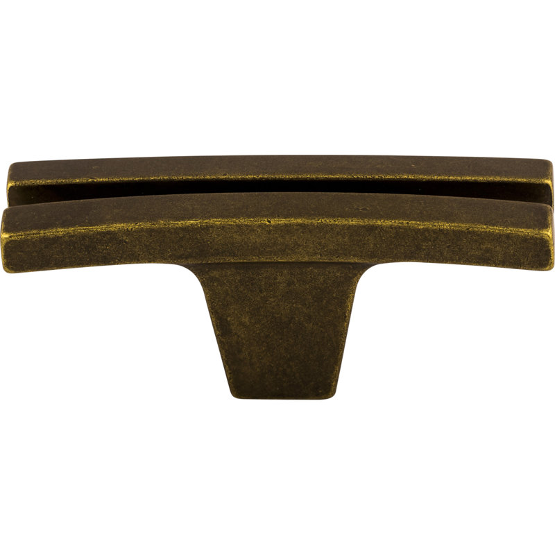 Flared 2 5/8" Length Geometric Knob, German Bronze