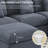 Virgus Corduroy Sectional-461132275