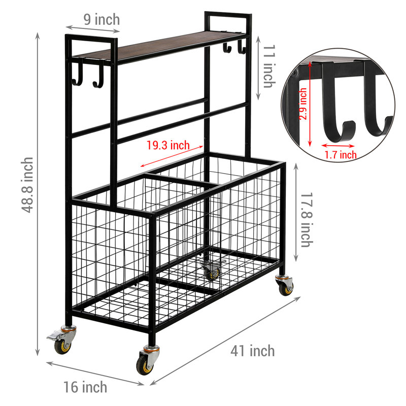 Metal Multi-Use Sports Rack